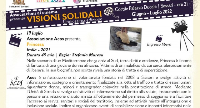 Film Princesa di Stefania Muresu: prima proiezione a Sassari a palazzo Ducale