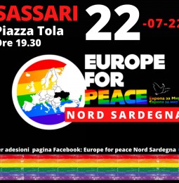 Europe for Peace-Nord Sardegna in presidio a Sassari il 22
