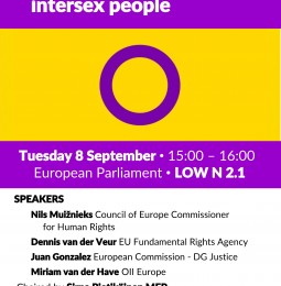 Sos deretos de sas persones intersessuales a su Parlamentu Europeu