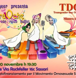AperiQueer per il TDOR – Transgender Day Of Remembrance a Sassari. Mostra di Alice Sassu