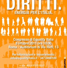 Bersani ad Equality Italia: nel programma del PD unioni civili per i gay