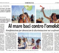 Kiss on the beach – Cagliari 28/08/2010